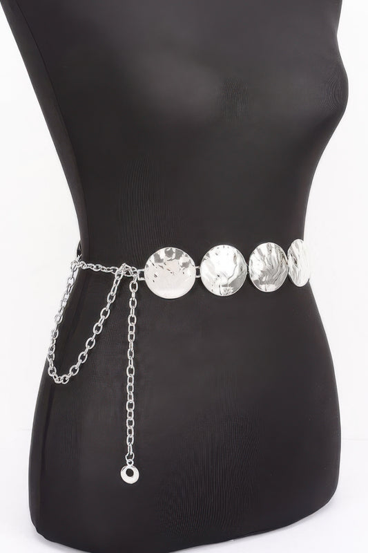 Golden Heir vintage chain belt in gold with a classic design, one size fits all, stylish accessory for casual or formal outfits.