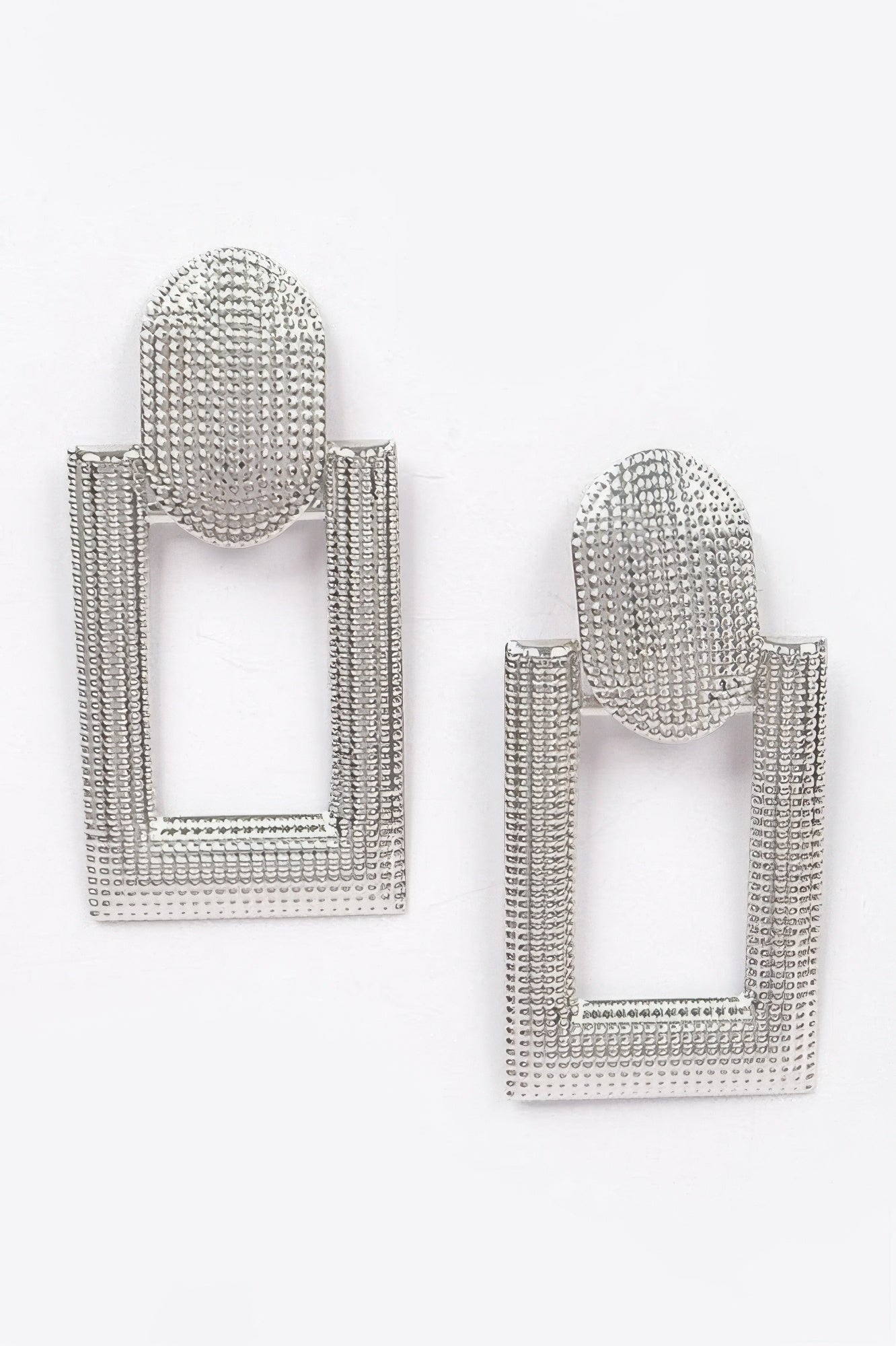 Golden Heir chic statement drop earrings in gold with elegant design, perfect for stylish occasions.