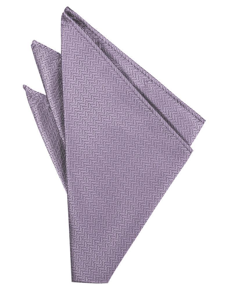 Herringbone Heather pocket square by Tux-USA, featuring a stylish woven pattern and folded neatly for a formal look.
