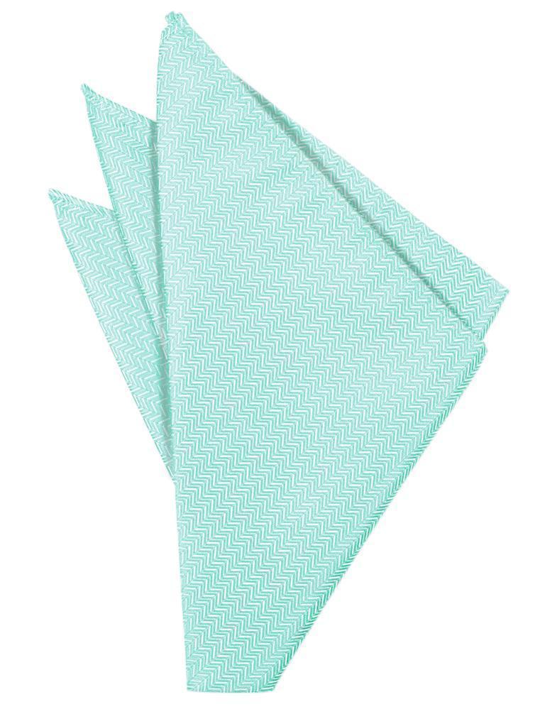 Herringbone pattern pocket square by Tux-USA, showcasing a stylish men's accessory with a classic herringbone design.