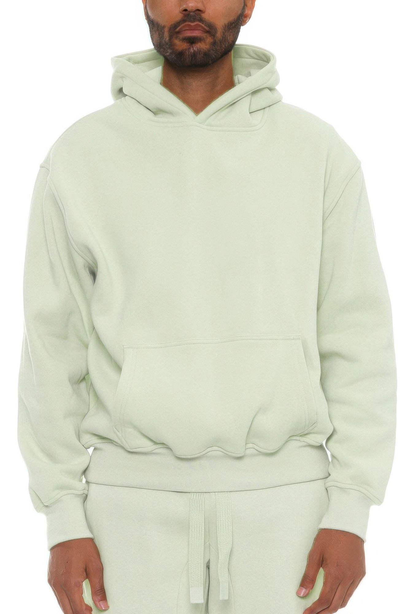 Black Golden Heir premium cotton blend hoodie with gold branding detail, casual and comfortable men's clothing.