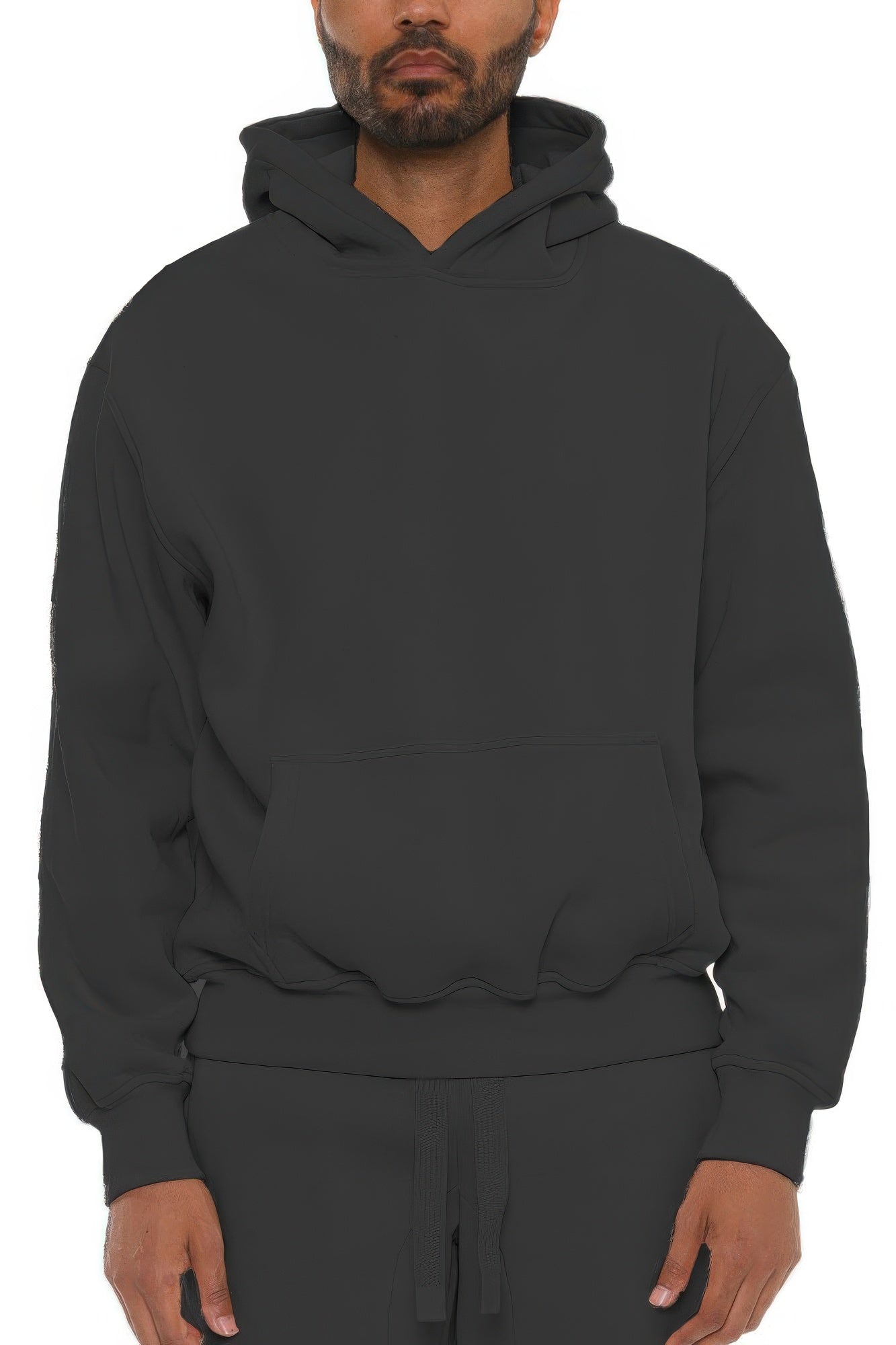 Golden Heir black premium cotton blend hoodie, casual clothing with a comfortable fit and stylish design.