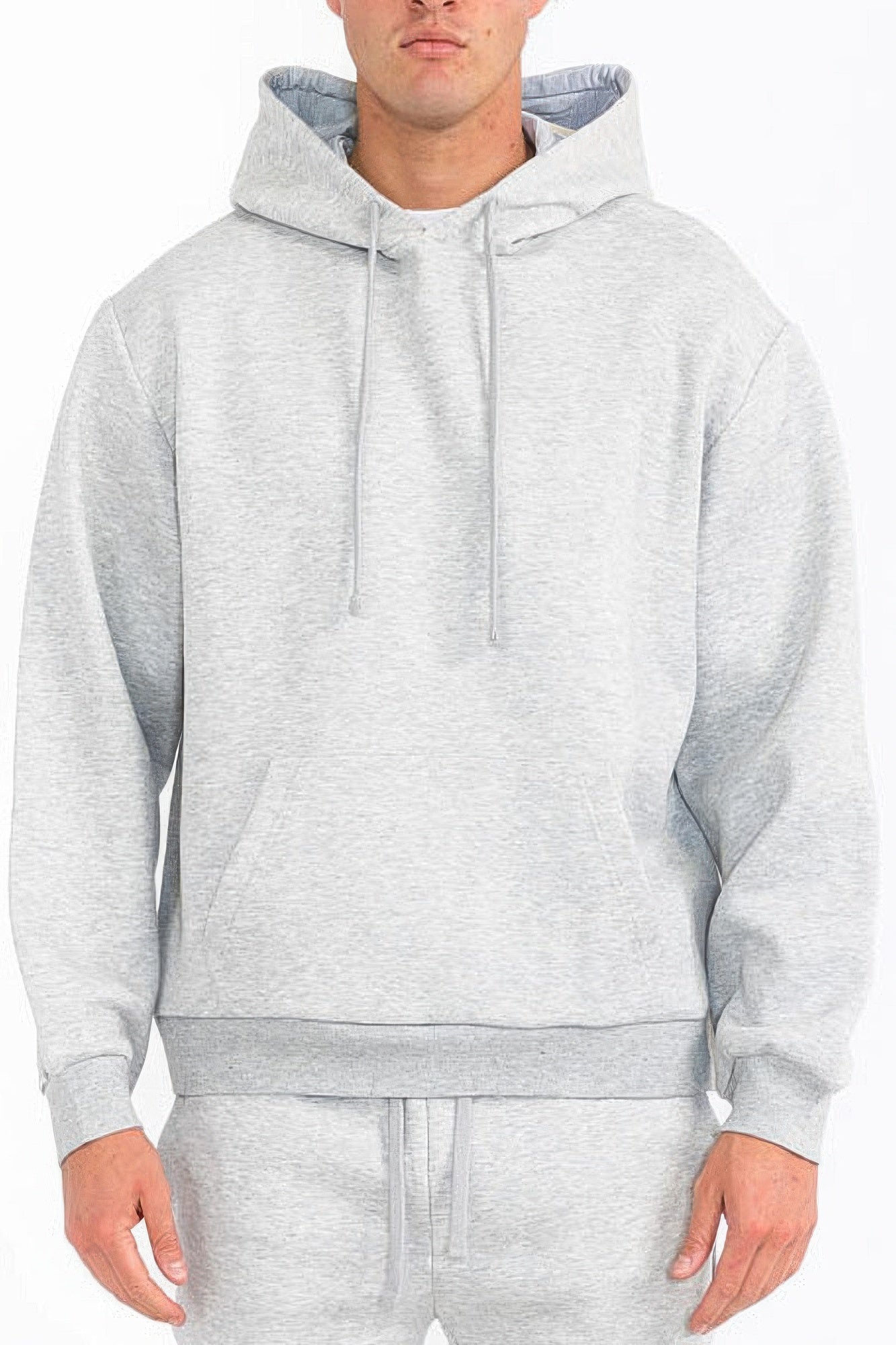 Golden Heir black tech fleece hoodie, essential casual clothing with a comfortable fit and stylish design.