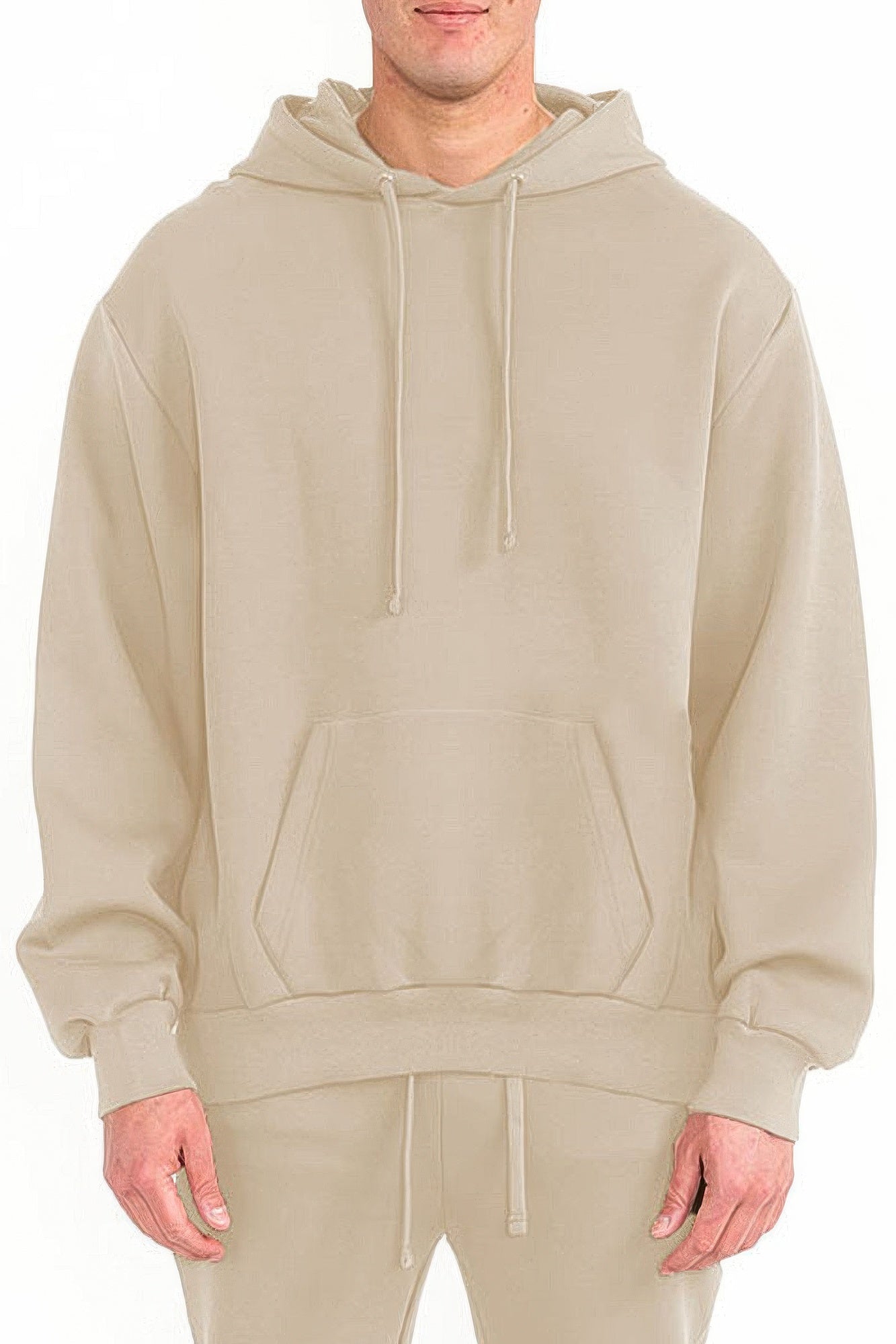 Golden Heir Tech Fleece Essential Hoodie in black, featuring a cozy fit and stylish design for comfortable everyday wear.