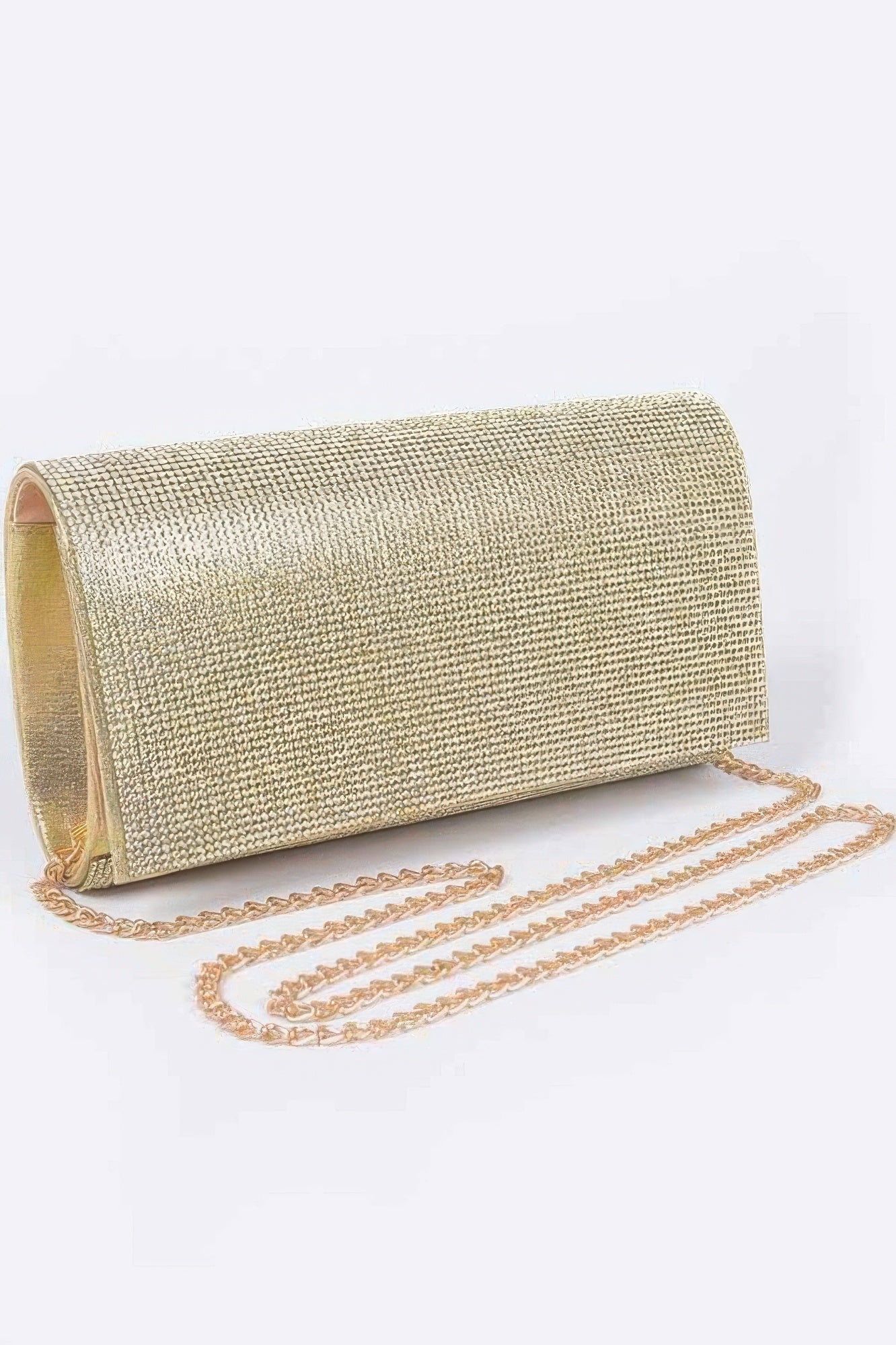 Golden Heir Rhinestone Party Clutch bag in blue with sparkling rhinestones, perfect for evening events and special occasions.