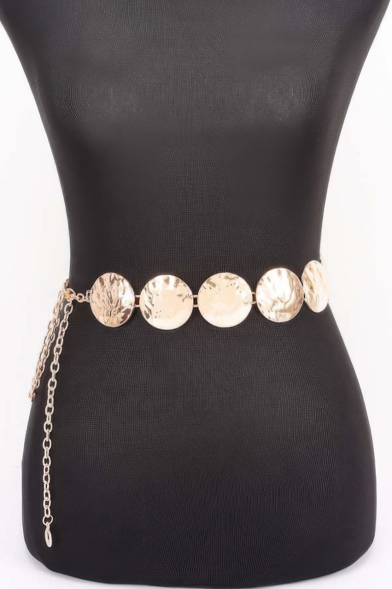 Golden Heir vintage chain belt in gold, one size fits all, featuring a classic chain design suitable for stylish accessories.