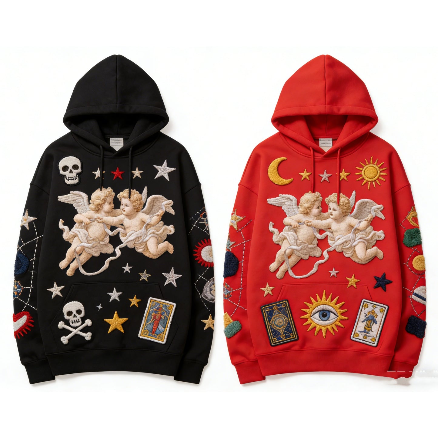Black Golden Heir casual hoodie with printed polyester design, featuring a comfortable and stylish hoodie for everyday wear.