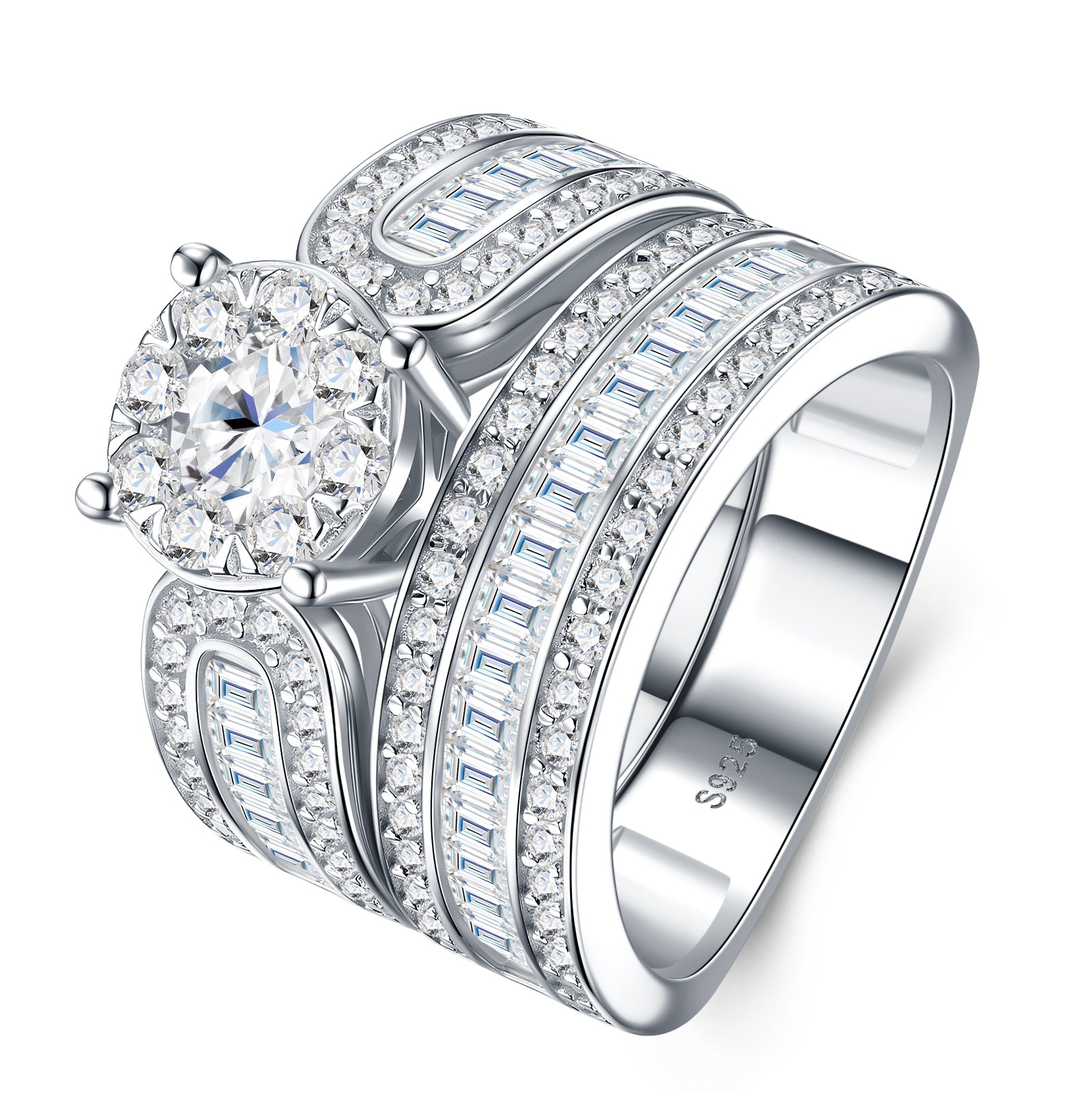 Golden Heir 0.5 Carat Morganite silver ring in S925 silver with platinum electroplating, elegant minimalist jewelry for women.