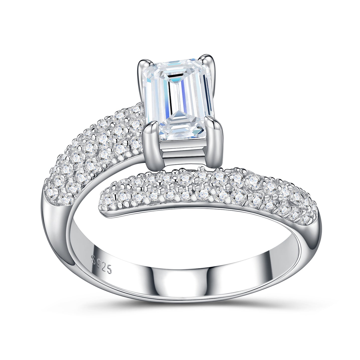 Golden Heir minimalist jewelry set with S925 silver and platinum plating, featuring engraved moissanite accessories for women.