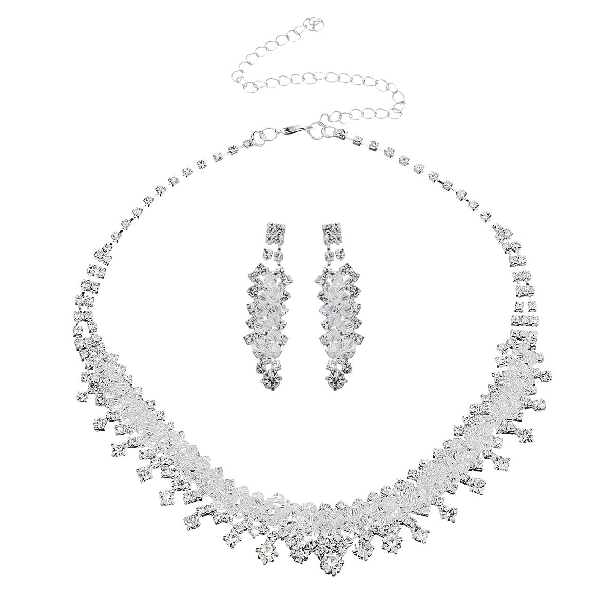 Golden Heir wedding jewelry set including a crown, necklace, and earrings, featuring elegant gold designs for bridal attire.