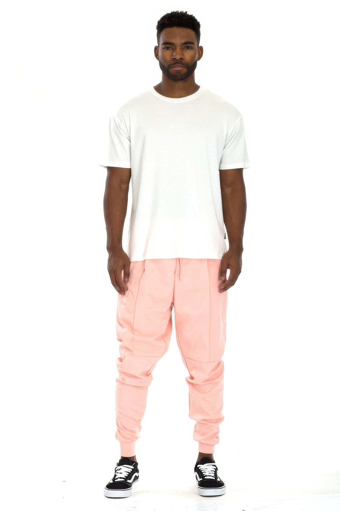 Golden Heir men's khaki jogger pants, active casual style with comfortable fit and adjustable waistband.