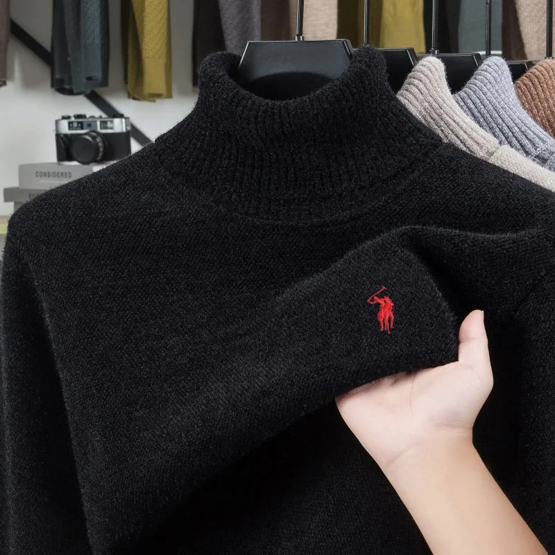 Black Golden Heir men's long sleeve top with a sleek fit and subtle branding, perfect for casual or stylish everyday wear.