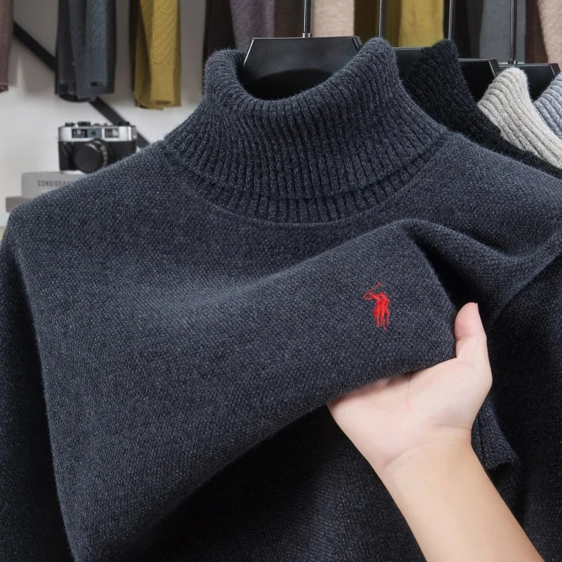 Black Golden Heir men's long sleeve top with a fitted design and subtle branding, perfect for casual or elevated streetwear style.