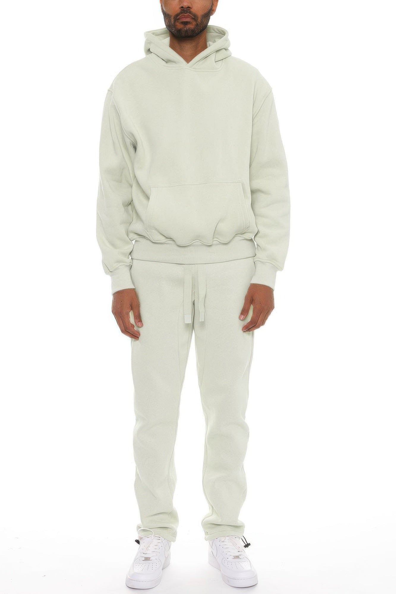 Golden Heir men's hoodie and jogger set in black, made from premium cotton blend for comfort and style.