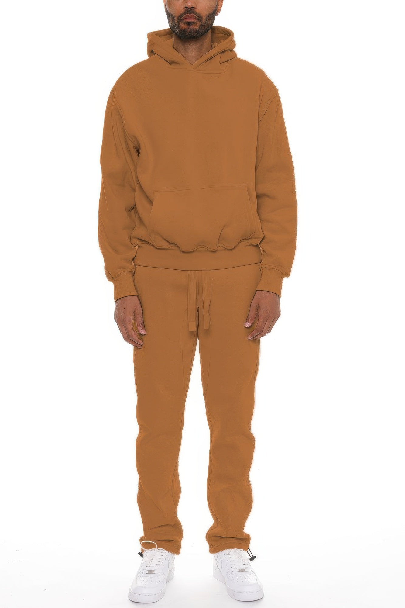 Golden Heir men's hoodie and jogger set in black, made from premium cotton blend, casual and comfortable for everyday wear.