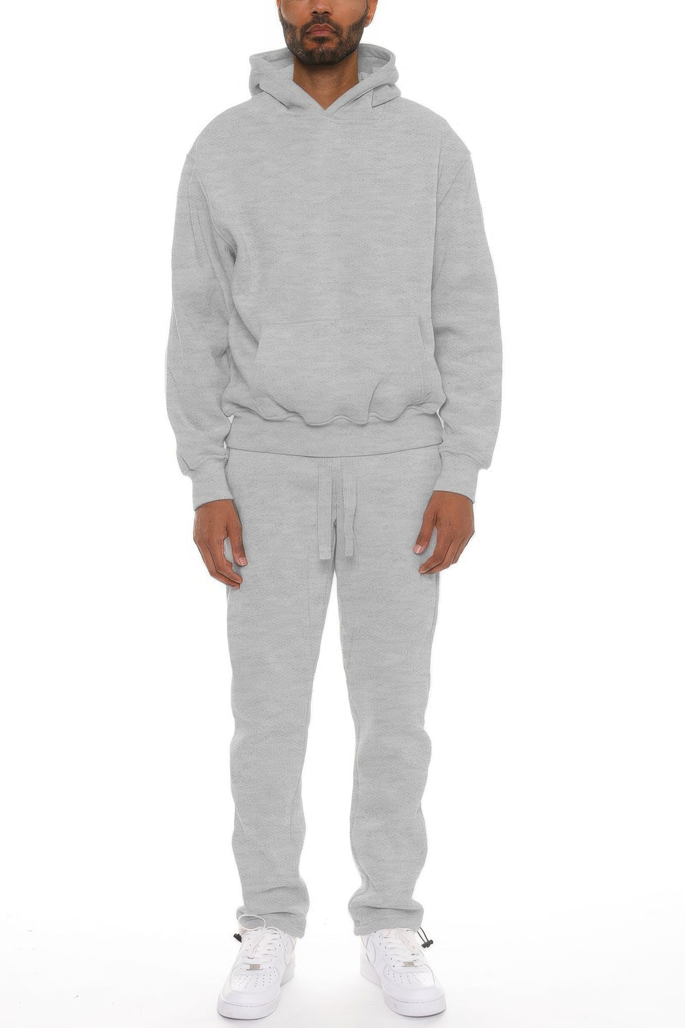 Golden Heir men's hoodie set in black, made from premium cotton blend with a comfortable fit and stylish design.