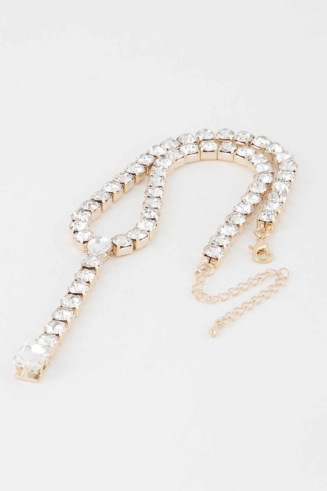 Golden Heir Dipped In Fancy Y Necklace featuring a sleek gold chain and elegant design, perfect for stylish accessories.