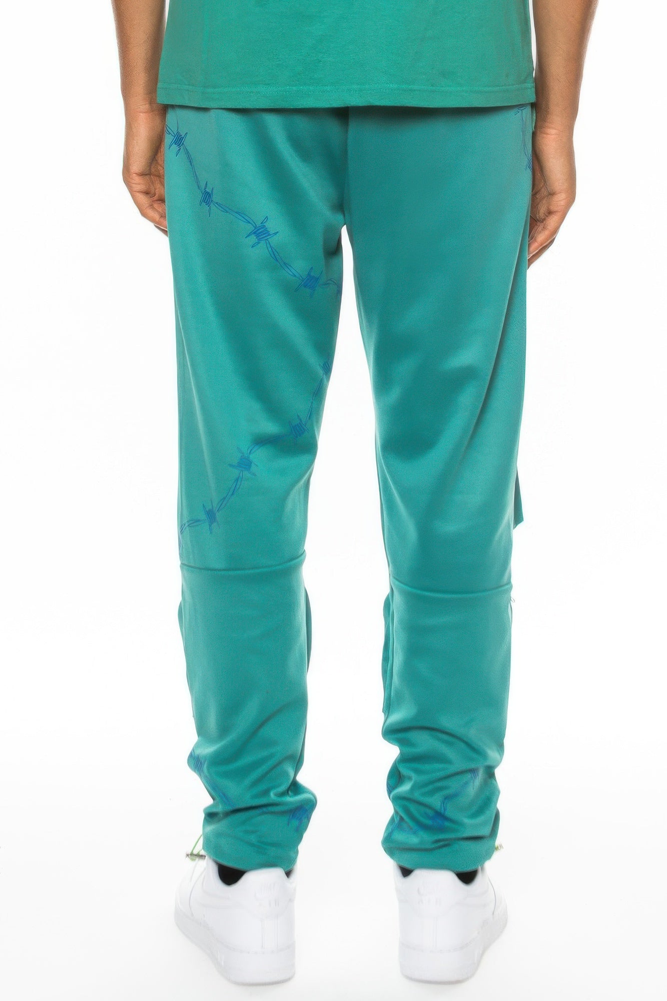 Black Golden Heir Hype Official Print Track Pants with gold logo design, comfortable athletic joggers for casual wear.