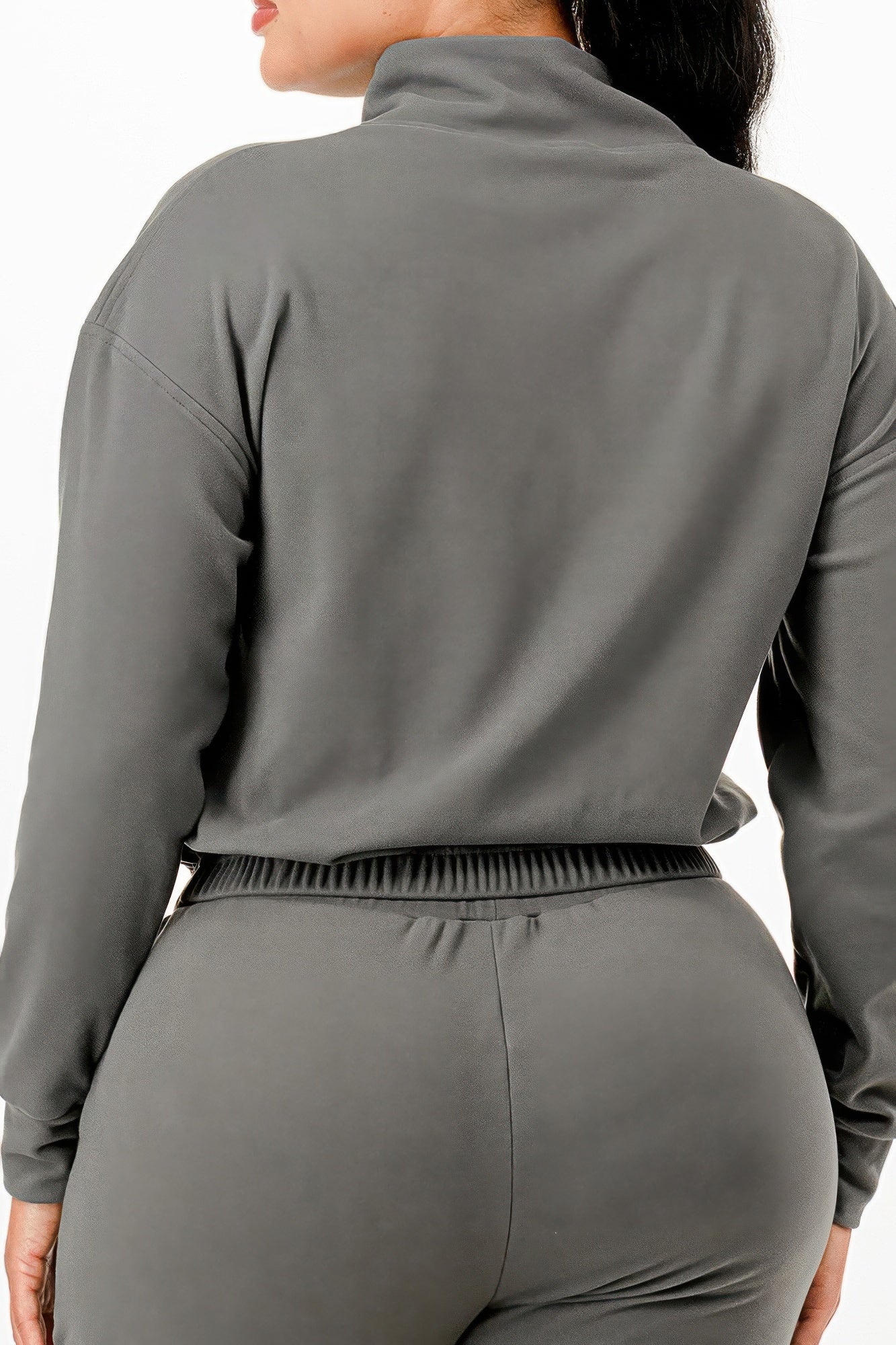 Golden Heir soft zip-up track suit set in gold color, featuring a comfortable fit and stylish design for casual wear.